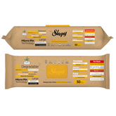 PACHET PROMO - 2 x Servetele Umede Sleepy Easy Clean BIO, Clove & Cinnamon, Multisuprafete, 50 Buc